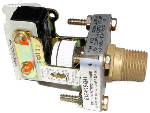 Zodiac PRESSURE SWITCH 1-10 PSI | R0045400