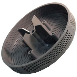 AquaStar 6" Hockey Puck Suction Outlet Cover with Screws for Hydro Air Direct Replacement (VGB Series) Light Gray | 6HPHA103