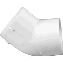 Lasco .5" Schedule 40 PVC 45° Elbow | 417-005