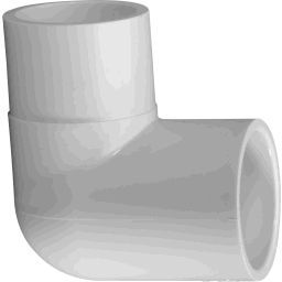 Lasco .5" Schedule 40 PVC 90°Elbow SxS | 409-005