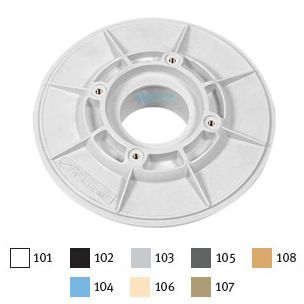 AquaStar 6" Sumpless Bulkhead Fitting with 2" MPT and 1.5" Slip Socket (VGB Series) White | 620T15S101