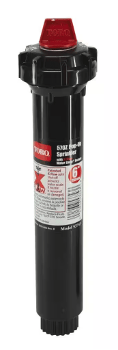 Toro 570Z Series 6" Pop-Up Pressure Regulated X-Flow Spray Head