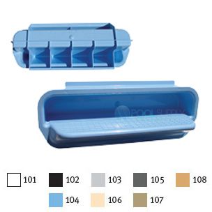 AquaStar Pool Wall Step | Set of Three | Dark Gray | 705