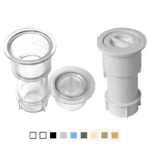 AquaStar 5" Umbrealla Stands with Sleeve and Center Cap Black | SMUS102