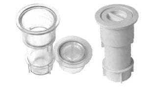 AquaStar 5" Umbrealla Stands with Sleeve and Center Cap Light Gray | SMUS103