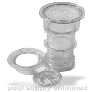 AquaStar 7-1/2" Umbrella Stands with Sleeve and Center Cap Light Gray | US103