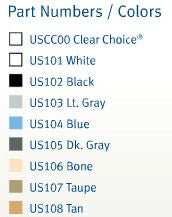 AquaStar 7-1/2" Umbrella Stands with Sleeve and Center Cap Dark Gray | US105