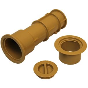 AquaStar 7-1/2" Umbrella Stands with Sleeve and Center Cap Tan | US108