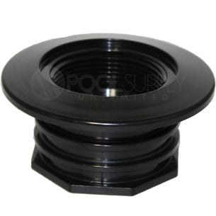 AquaStar Large Wall Fittings with Water Stop Black | ES1022WB02