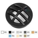AquaStar 1.5" Safety Grate Insert with 1.5" MPT White | CF | CFM101