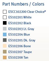 AquaStar Large Wall Fitting with Threaded O.D. (Fits 1-1/2" Pipe) White | ES102201