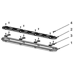 AquaStar 32" Channel Drain Anti-Entrapment (Anti-Vortex) Suction Outlet Covers and Frames | 32CDAVFR101