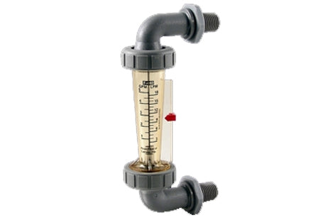 Blue-White Flowmeter In-Line .75" 1.0 - 37.5GPM | F-44750L-12