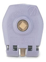 Rain Bird 5NP 1" Non-Potable Quick Coupling Brass Valve with Purple Locking Cover
