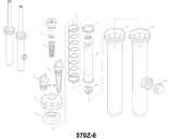 Toro 570Z-6P-PRXCOM, 6" 570Z Series Spray Check Valve