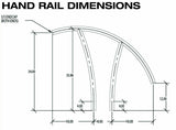 S.R. Smith Artisan Series Hand Rail Single 316L SS | ART-1001S-MG, view 2