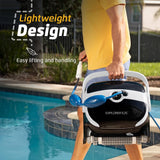 Maytronics Dolphin (2026 Model) Explorer E25 Wi-Fi Robotic Pool Vacuum Cleaner Pools up to 50 FT - Waterline Scrubber Brush, 99996406-XPI
