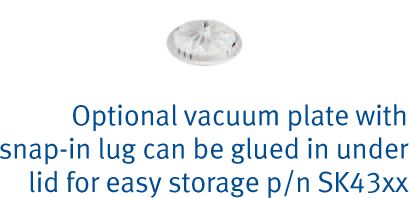 SKR108 SKIMMER COMPLETE W/ TAN LID & RING