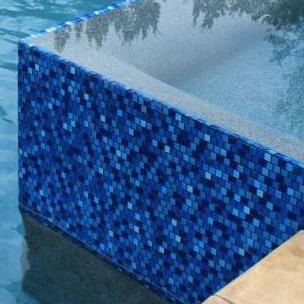 NPT National Pool Tile Jules 1x1 Glass Series Pool Tile | 9575-5AT