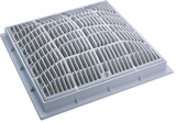 Waterway 640-4740 V white square grate, alternate view