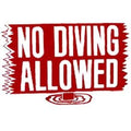 National Stock Sign No Diving Allowed Sign 12inches x 18inches | SW-13