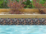 NPT National Pool Tile Oceanscapes 1x1 Glass | Blackies | OCN-BLACKIES