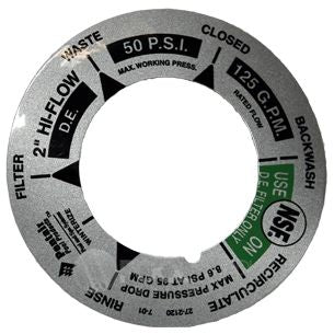 Pentair Label 2" Hi-Flow De 272120