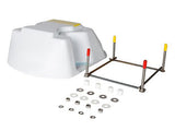 S.R. Smith 69-209-62 salt pool fiberglass jump base in radiant white, second view
