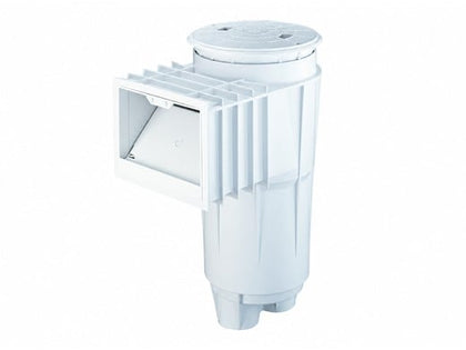 Pentair Bermuda 506370 white PVC skimmer with 2 inch slip port and float valve equalizer assembly
