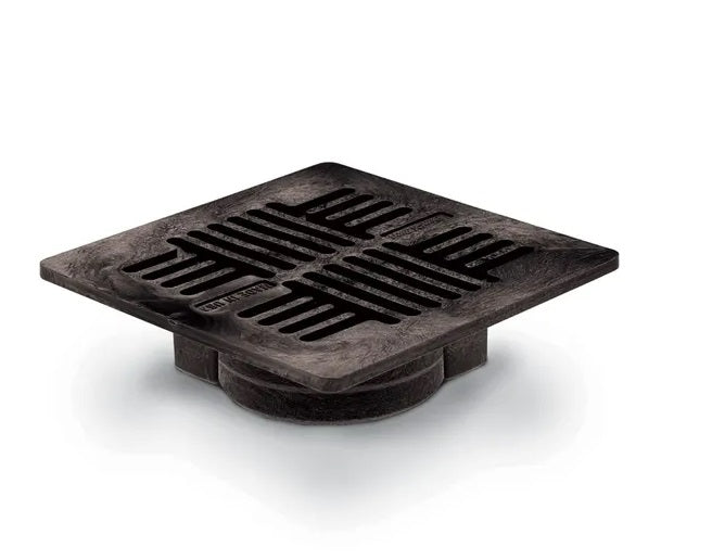 Rain Bird DG7USB - 7" Black Plastic Square Universal Drain Grate