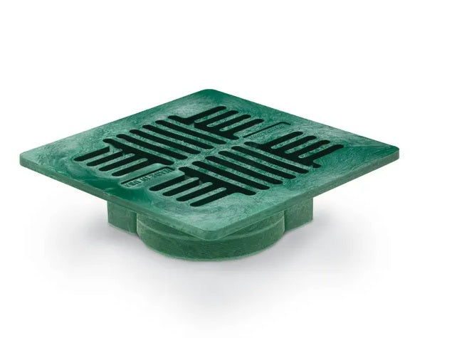 Rain Bird DG7USG - 7" Green Plastic Square Universal Drain Grate