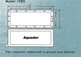 Aquador 71085 snap on skimmer cover, second view