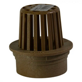 NDS 74S, 3" Sand Plastic Atrium Grate, Connects To 3" Drain Pipes And Fittings