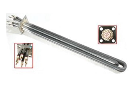 Coates Heater 15kW Element  208V with 4-Bolt Flange & Gasket | 20006004