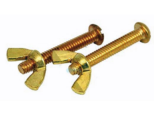 Pool Pals Brass Screw and Wing Nut Set | RP720