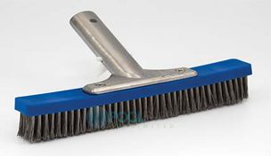 Pool Pals 9" Classic Algae Brush Metal Handle SS Bristle  | BR2010S