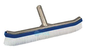 Pool Pals 17" Classic All Purpose Metal Handle Brush Poly Bristles | BR2016P
