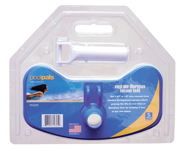 Pool Pals Kidney Brush Vacuum Clam Shell | VH2225PP