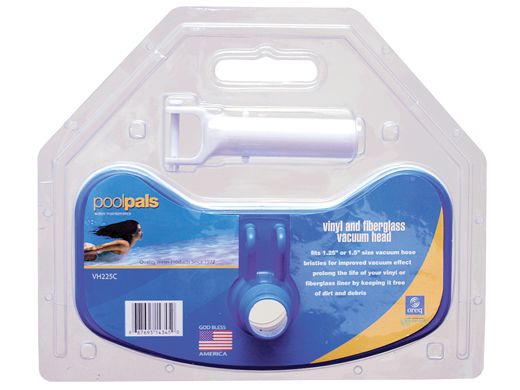 Pool Pals Kidney Brush Vacuum Clam Shell | VH2225PP