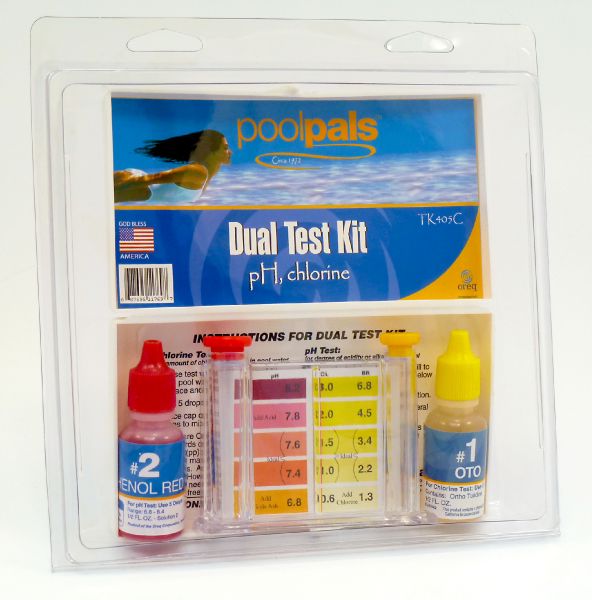 Pool Pals Test Kit 3 Way Clam Shell | TK405PP
