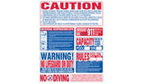 Pool Pals 6-N-1 (NEW SIGN) SIGN CALIFORNIA P/S SAFETY | SI9000