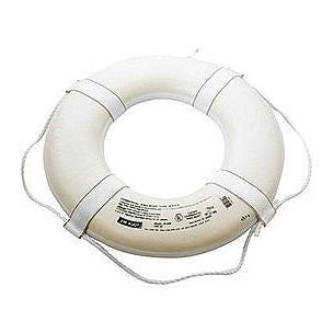 Poolstyle 20" White Foam Life Ring Buoy | Coast Guard Approved | PS360