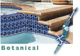 NPT National Pool Tile Botanical Series Pool Tile Sky Blue | BUE22