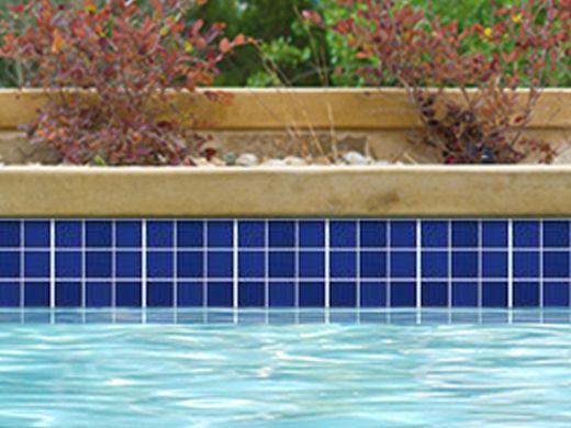National Pool Tile 2x2 Glazed Series Pool Tile | Cobalt Blue | BX250