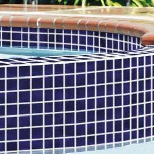 National Pool Tile 2x2 Glazed Series Pool Tile | Cobalt Blue | BX250