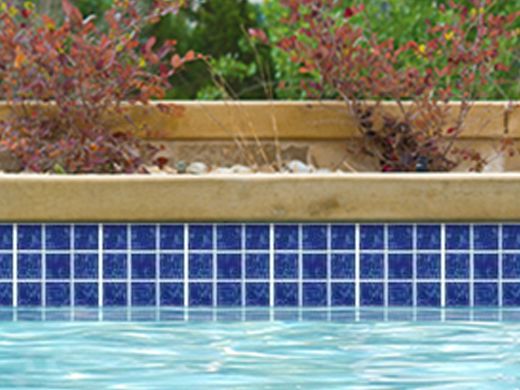 National Pool Tile 2x2 Glazed Series Pool Tile | Lake Blue | BX44