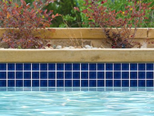 National Pool Tile 2x2 Glazed Series Pool Tile | Cobalt Blue | HM206
