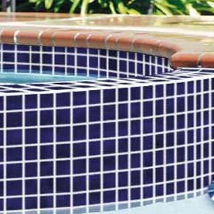 National Pool Tile 2x2 Glazed Series Pool Tile | Cobalt Blue | HM206
