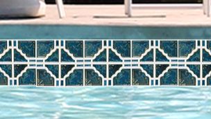 National Pool Tile Moonbeam Series | Ocean Green | ME33