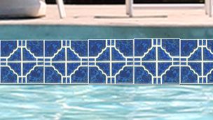 National Pool Tile Moonbeam Series | Lake Blue | ME44